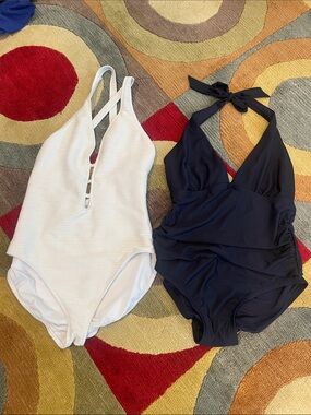 Two Women’s Swimsuits, 1 Tommy Hilfiger, 1 Lauren Ralph Lauren, Sz 12